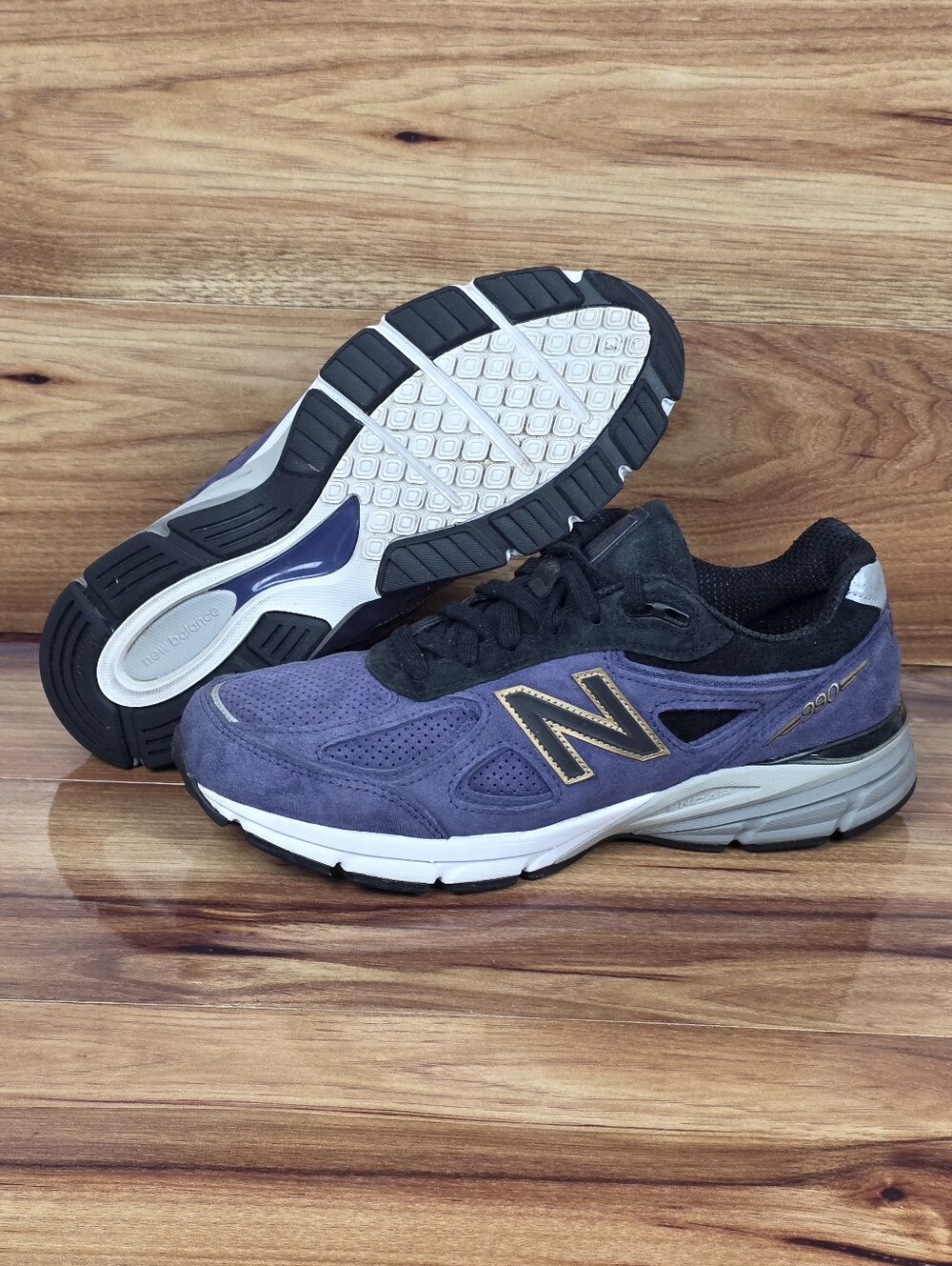 New Balance 990v4 Made In USA Wild Indigo M990BP4 Men's Size 9.5